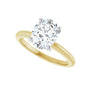 Sapphire Row Lab-Grown Oval Diamond Solitaire Engagement Ring - 14K Yellow & White Gold, 1 1/2 ctw (view 5)