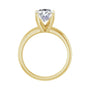 Sapphire Row Lab-Grown Oval Diamond Solitaire Engagement Ring - 14K Yellow Gold, 2 1/2 ctw (view 2)