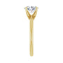Sapphire Row Lab-Grown Oval Diamond Solitaire Engagement Ring - 14K Yellow Gold, 1 ctw (view 4)