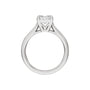 Sapphire Row Lab-Grown Radiant-Cut Diamond Cathedral Claw-Prong Solitaire Engagement Ring - Platinum (view 2)