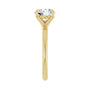Sapphire Row Lab-Grown Round Diamond Claw-Prong Engagement Ring - 14K Yellow Gold, 2 ctw (view 4)