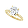 Sapphire Row Lab-Grown Round Diamond Claw-Prong Engagement Ring - 14K Yellow Gold, 2 ctw (view 5)