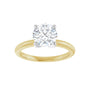 Sapphire Row Lab-Grown Round Diamond Solitaire Engagement Ring - 14K Yellow & White Gold, 1 1/2 ctw (view 3)