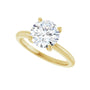 Sapphire Row Lab-Grown Round Diamond Solitaire Engagement Ring - 14K Yellow Gold, 2 ctw (view 5)