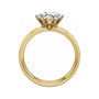 Sapphire Row Lab-Grown Shield Diamond Solitaire Engagement Ring - 14K Yellow Gold, 2 ctw (view 2)
