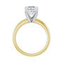 Sapphire Row Lab-Grown Princess-Cut Diamond Solitaire Engagement Ring - 14K Yellow & White Gold, 1 1/2 ctw (view 2)