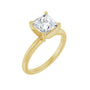 Sapphire Row Lab-Grown Princess-Cut Diamond Solitaire Engagement Ring - 14K Yellow Gold, 1 1/2 ctw