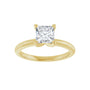 Sapphire Row Lab-Grown Princess-Cut Diamond Solitaire Engagement Ring - 14K Yellow Gold, 1 ctw (view 3)