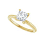 Sapphire Row Lab-Grown Princess-Cut Diamond Solitaire Engagement Ring - 14K Yellow Gold, 1 ctw (view 5)