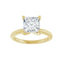 Sapphire Row Lab-Grown Princess-Cut Diamond Solitaire Engagement Ring - 14K Yellow Gold, 2 ctw (view 3)
