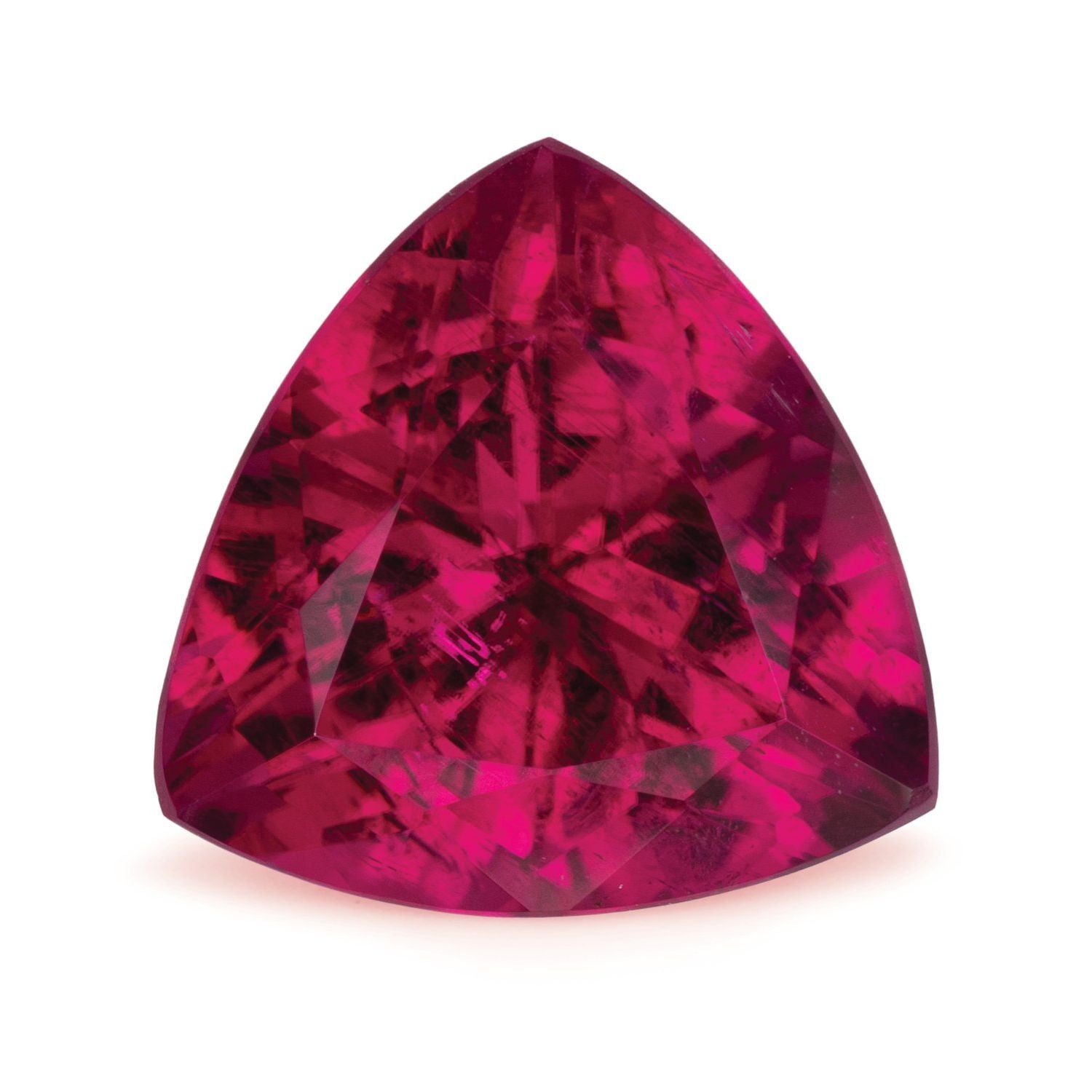 6.70 ct Trillion Natural Natural Tourmaline Tourmaline – Faceted Cut – N/A Certified — Sapphire Row