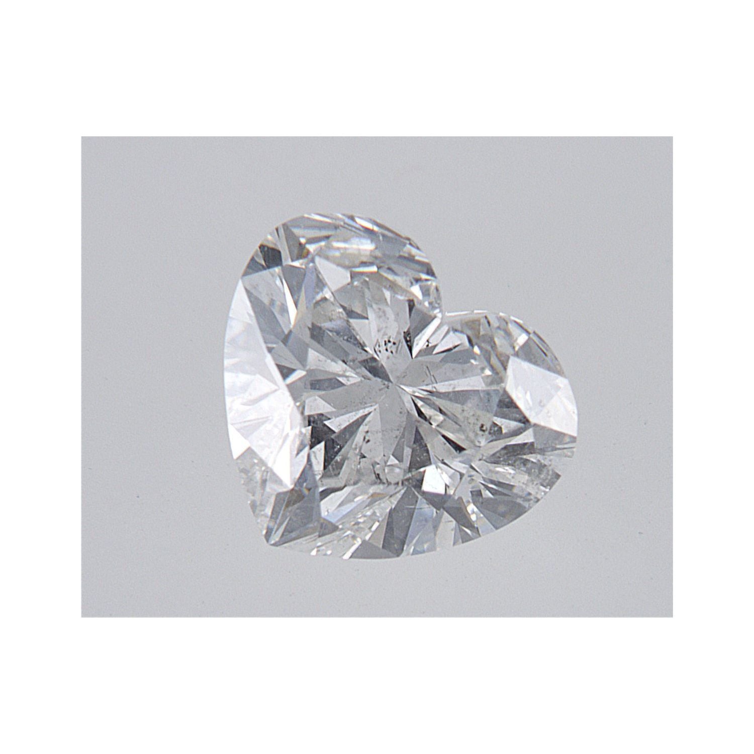 1.51 ct Heart Natural Diamond – H I1 – Faceted Cut – GIA Certified — Sapphire Row