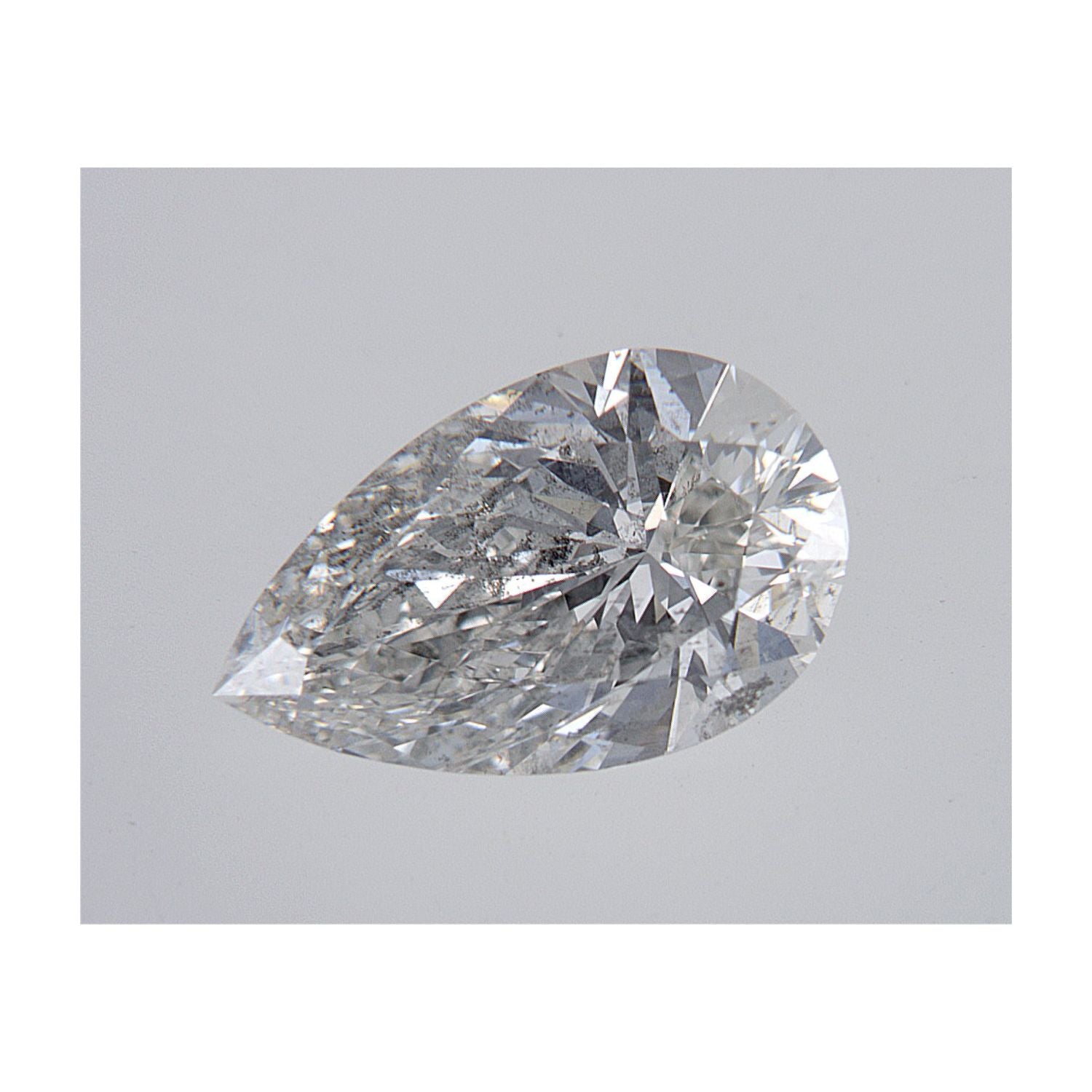 2.01 ct Pear Natural Diamond – G SI3 – Faceted Cut – EGL USA Certified — Sapphire Row