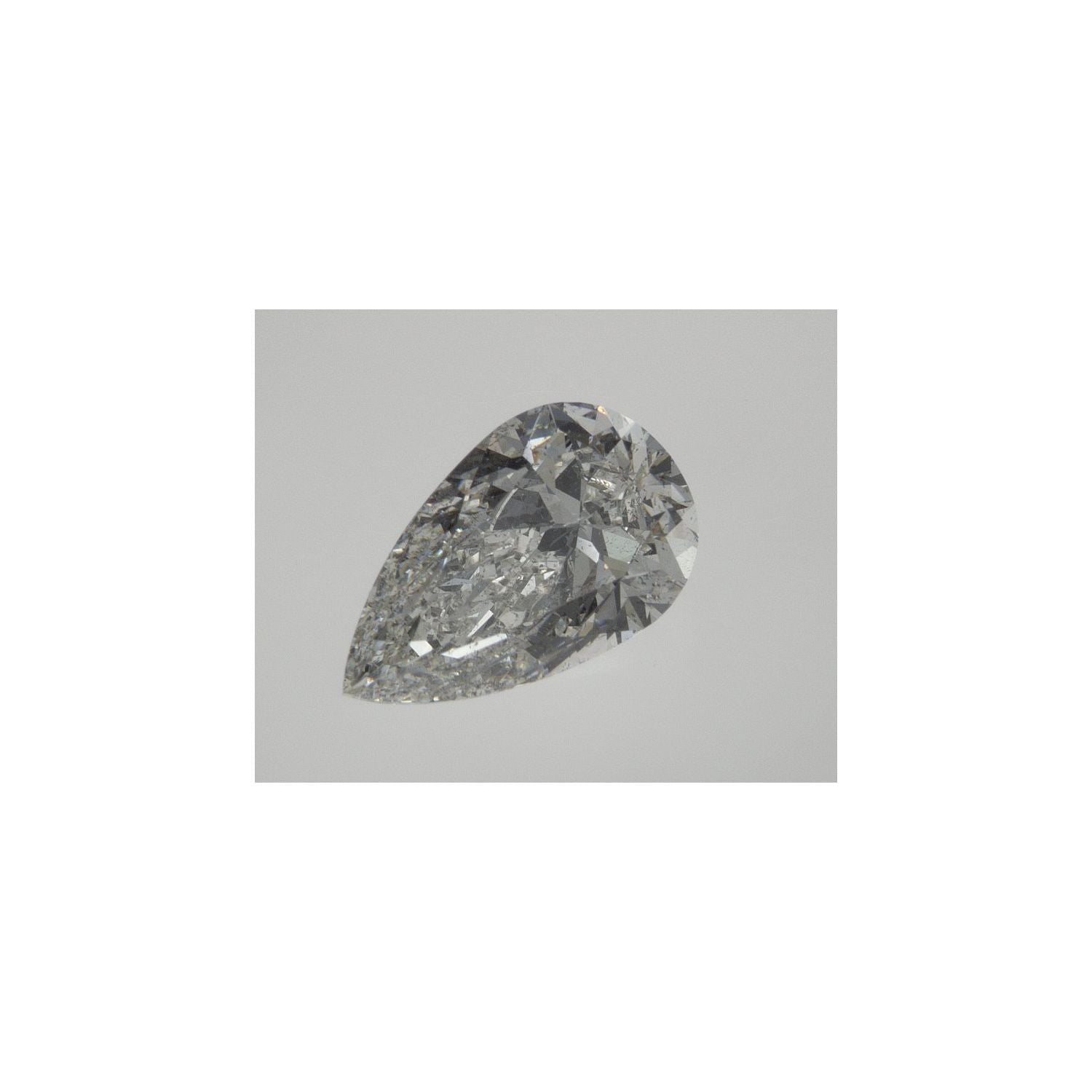1.50 ct Pear Natural Diamond – H I1 – Faceted Cut – GIA Certified — Sapphire Row