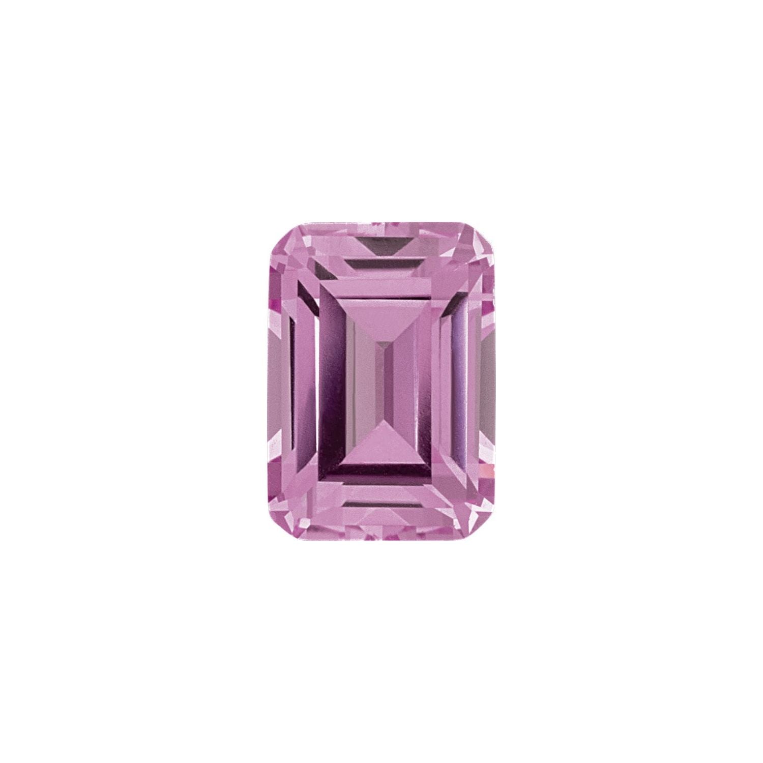 5x3 mm Emerald Lab-Grown Pink Sapphire – Step-Cut – Eye-Clean Quality — Sapphire Row