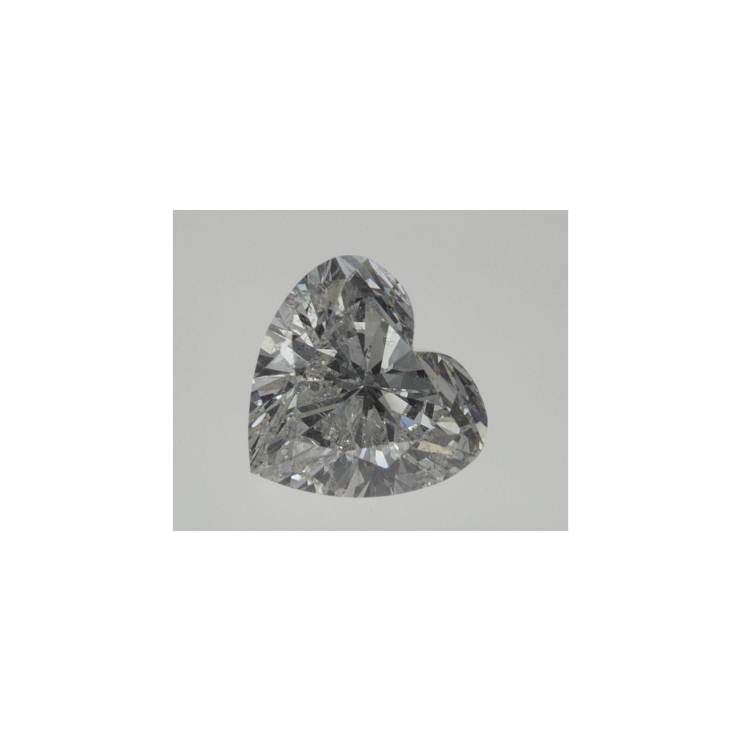 1.90 ct Heart Natural Diamond – I SI2 – Faceted Cut – GIA Certified — Sapphire Row