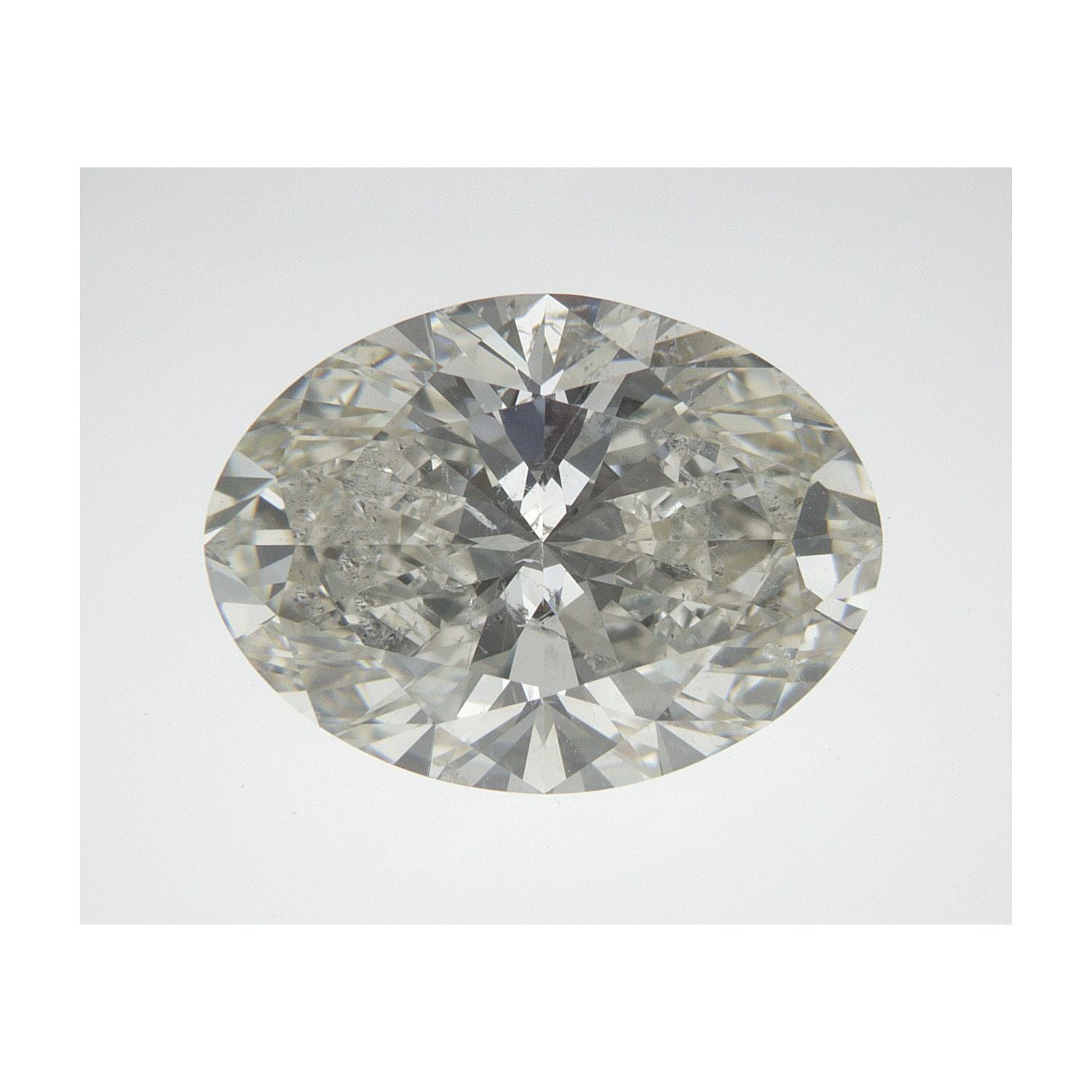 3.01 ct Oval Natural Diamond – J SI2 – Faceted Cut – EGL USA Certified — Sapphire Row