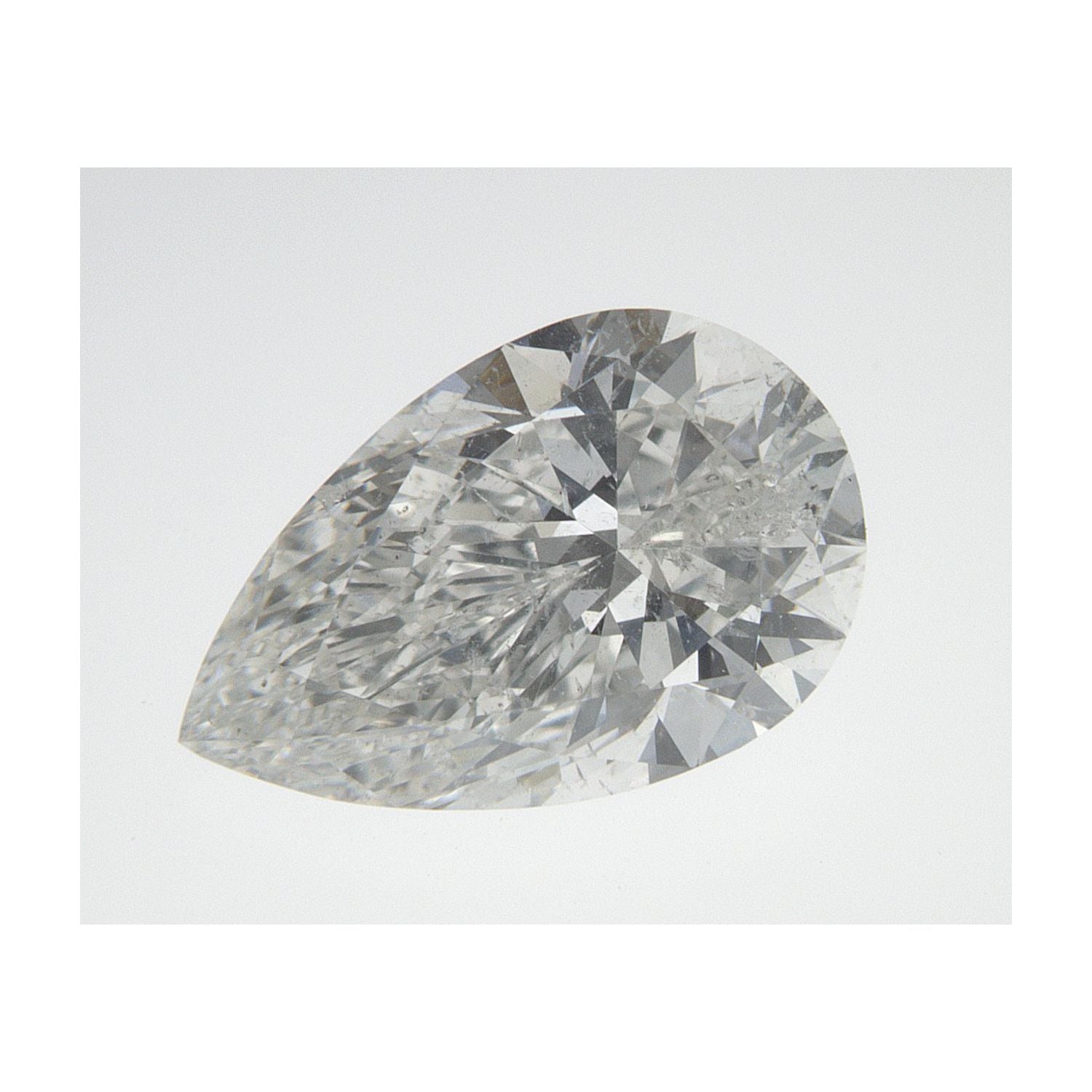 1.52 ct Pear Natural Diamond – F SI2 – Faceted Cut – EGL USA Certified — Sapphire Row