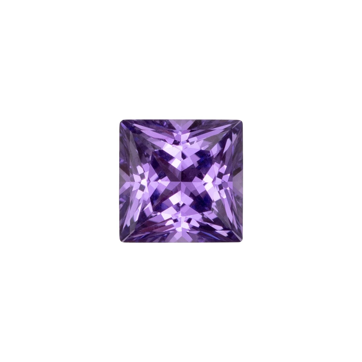 3 mm Square Lab-Grown Purple Sapphire – Princess-Cut – Eye-Clean Quality — Sapphire Row