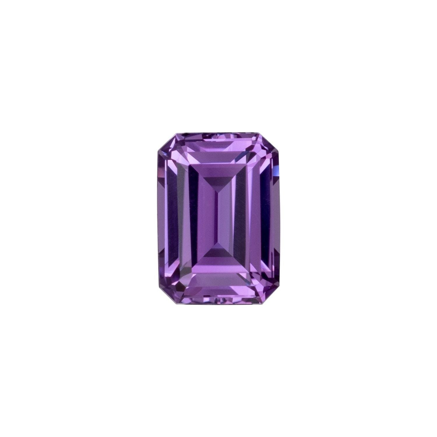 5x3 mm Emerald Lab-Grown Purple Sapphire – Step-Cut – Eye-Clean Quality — Sapphire Row