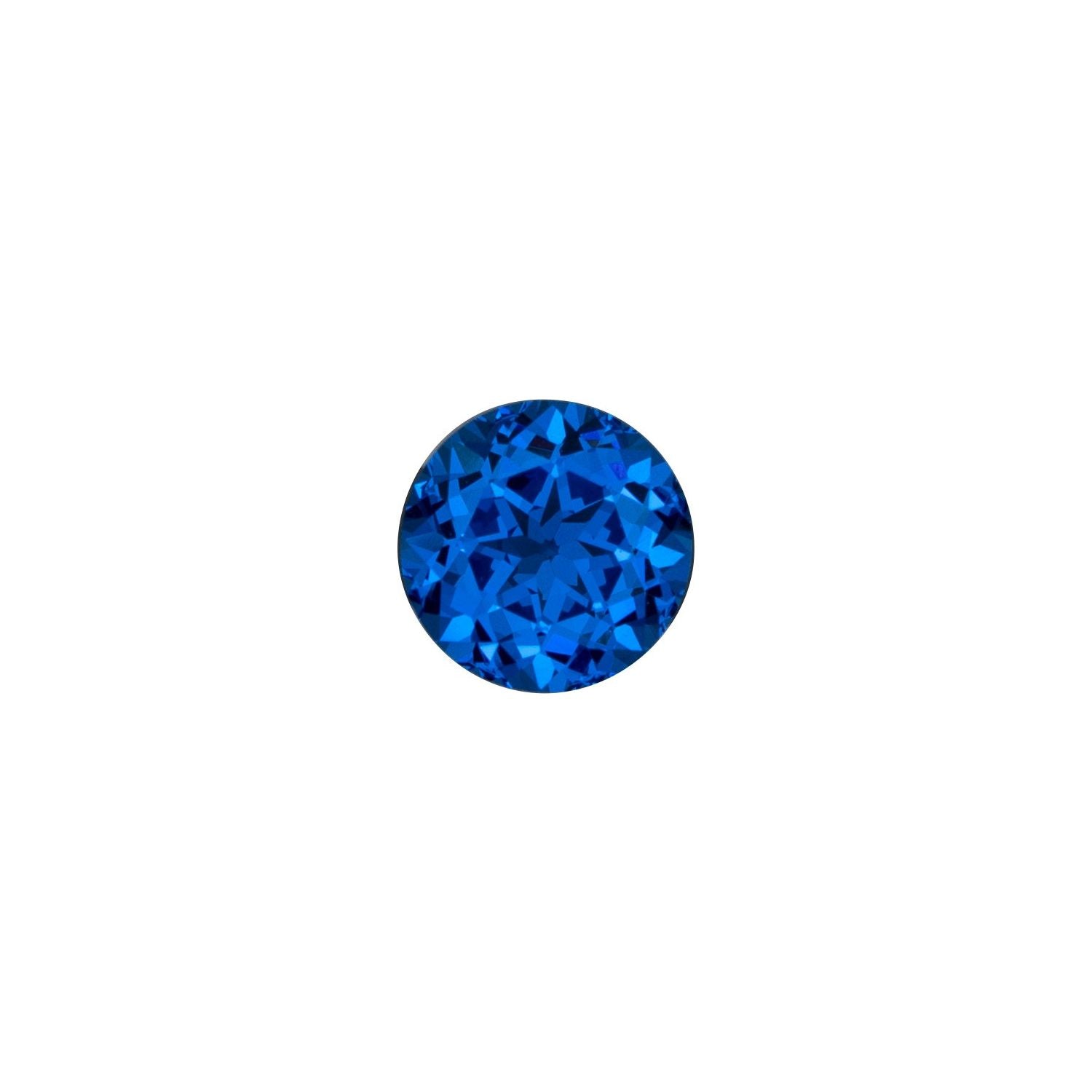 2.25 mm Round Lab-Grown Blue Spinel – Faceted Cut – Eye-Clean Quality — Sapphire Row