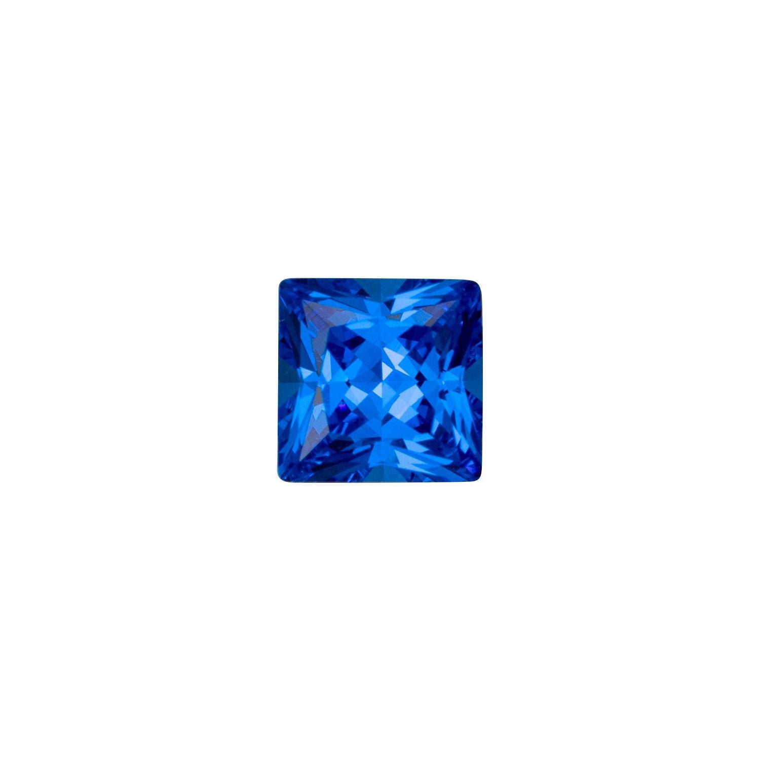 3 mm Square Lab-Grown Blue Spinel – Princess-Cut – Eye-Clean Quality — Sapphire Row