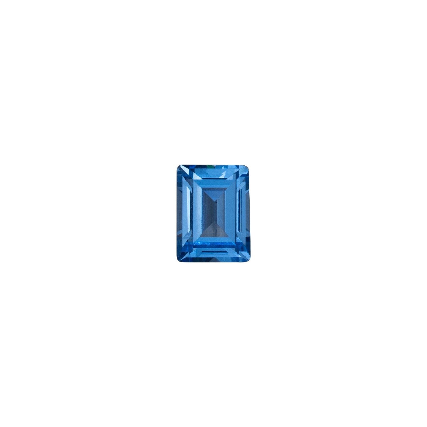 4x1.5 mm Straight Baguette Lab-Grown Blue Spinel – Step-Cut – Eye-Clean Quality — Sapphire Row