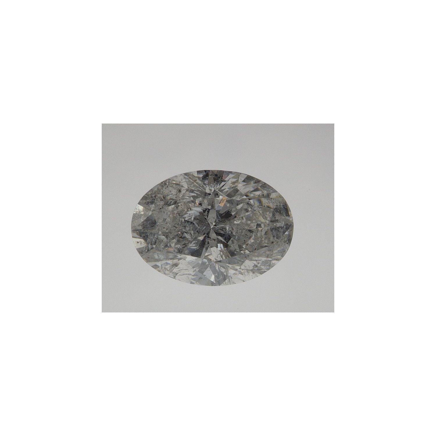 1.55 ct Oval Natural Diamond – G I1 – Faceted Cut – EGL USA Certified — Sapphire Row