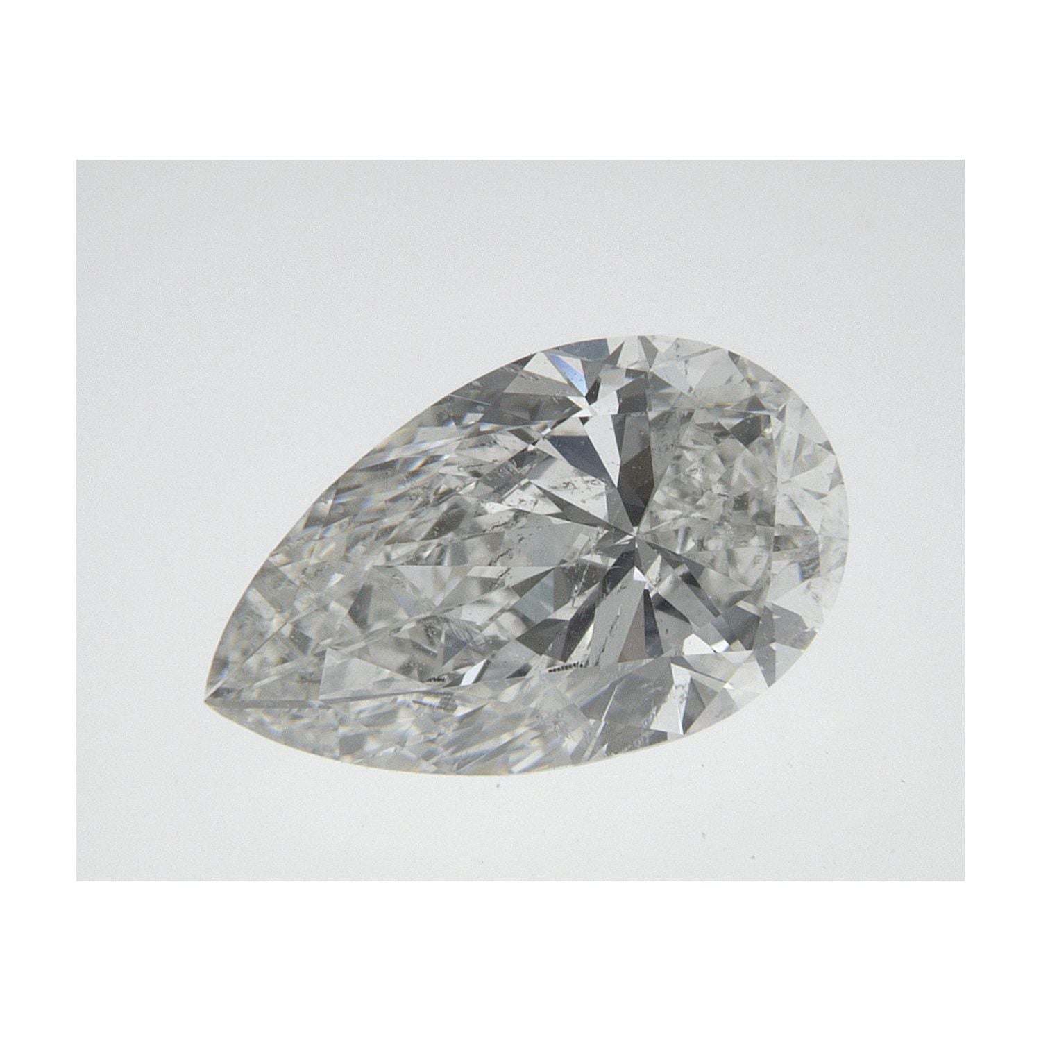 1.50 ct Pear Natural Diamond – F SI2 – Faceted Cut – EGL USA Certified — Sapphire Row