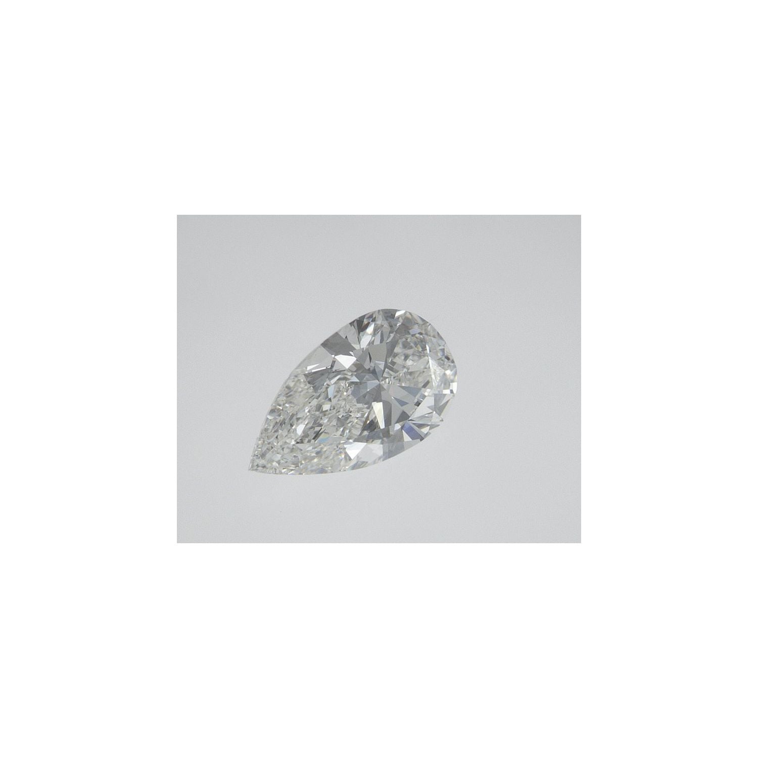 0.70 ct Pear Natural Diamond – H VS1 – Faceted Cut – GIA Certified — Sapphire Row
