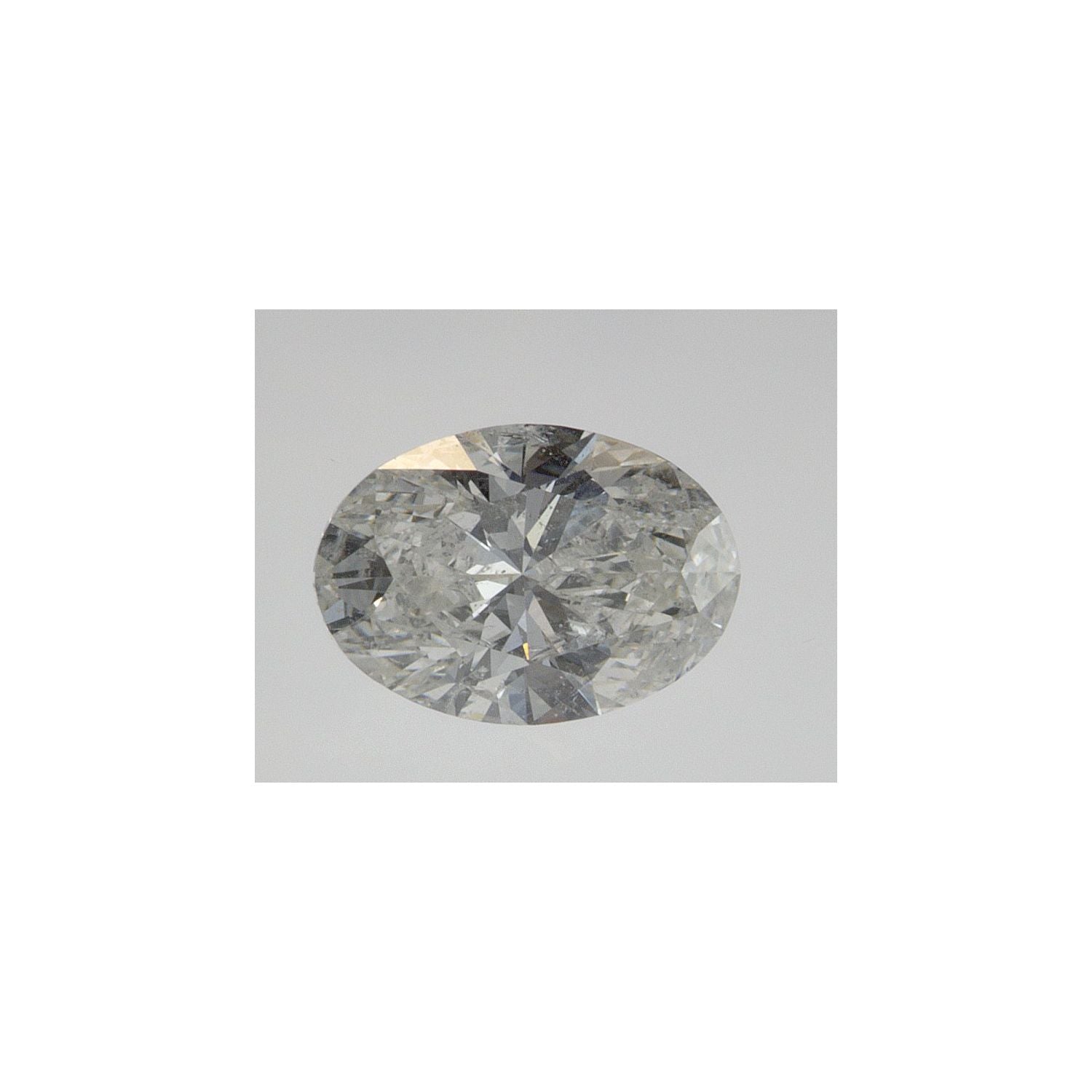 0.90 ct Oval Natural Diamond – J I1 – Faceted Cut – GIA Certified — Sapphire Row