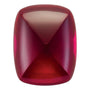 7x5 mm Antique Cushion Lab-Grown Red Ruby – Sugarloaf Cut – Eye-Clean Quality — Sapphire Row