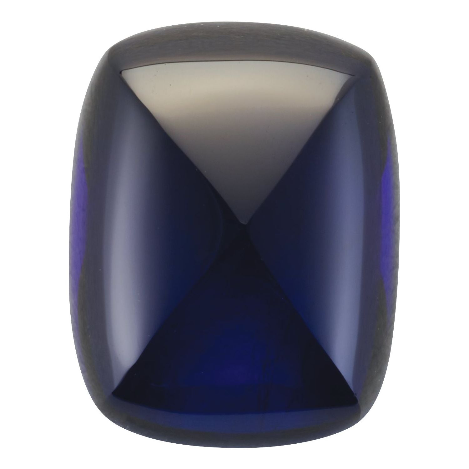 7x5 mm Antique Cushion Lab-Grown Blue Sapphire – Sugarloaf Cut – Eye-Clean Quality — Sapphire Row