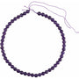 8 mm Round Natural Purple Amethyst – Fully-Drilled Cut – Standard Quality — Sapphire Row
