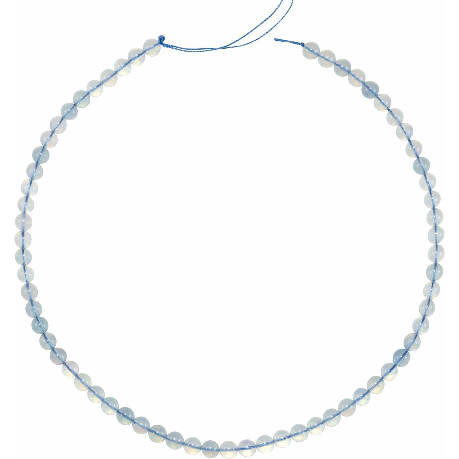6 mm natural aqua aquamarine, round cut | Sapphire Row