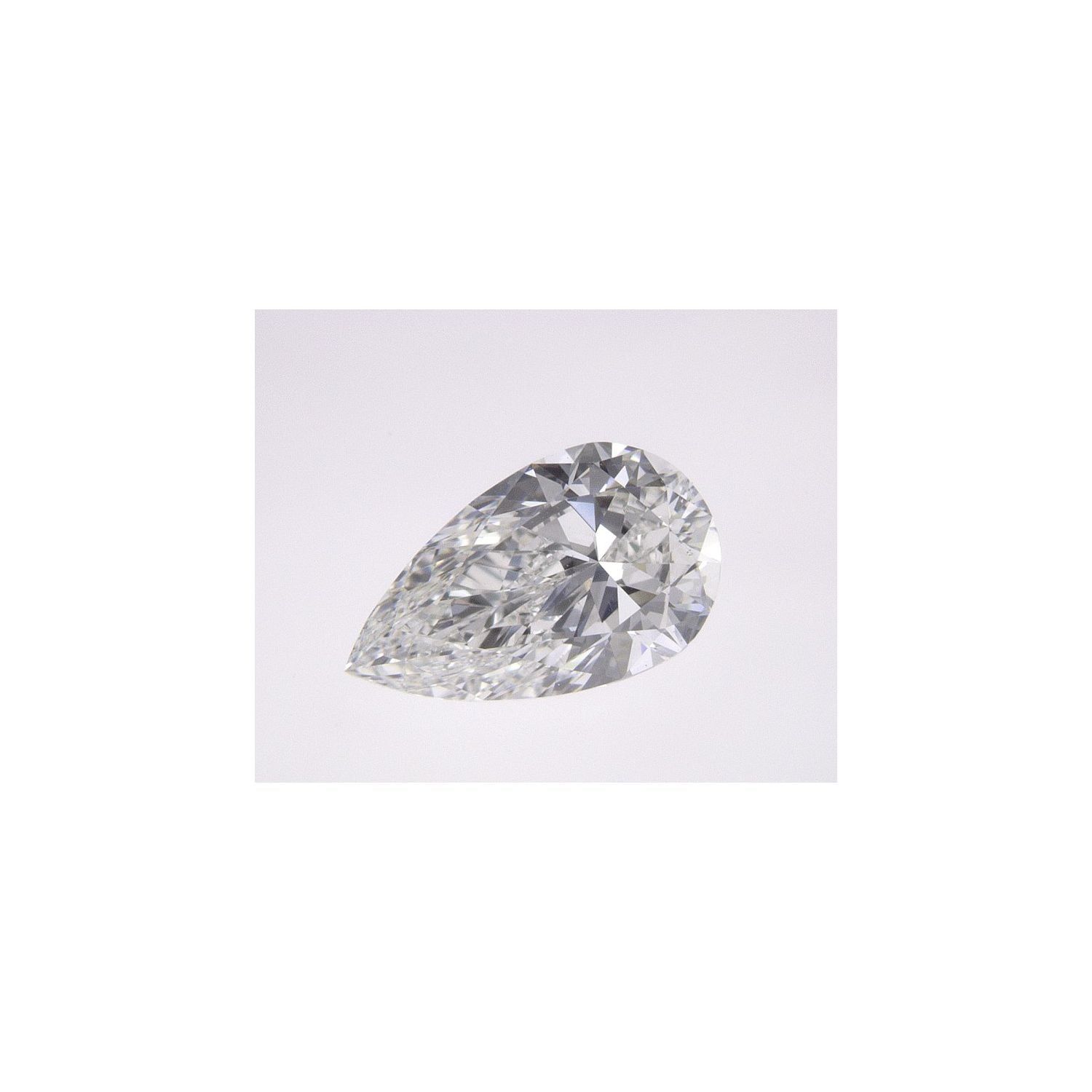 1.00 ct Pear Natural Diamond – G VS2 – Faceted Cut – GIA Certified — Sapphire Row