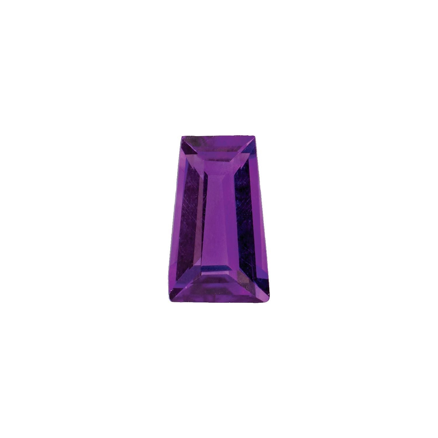 4x3 mm Tapered Baguette Natural Purple Amethyst – Step-Cut – AAA Quality — Sapphire Row