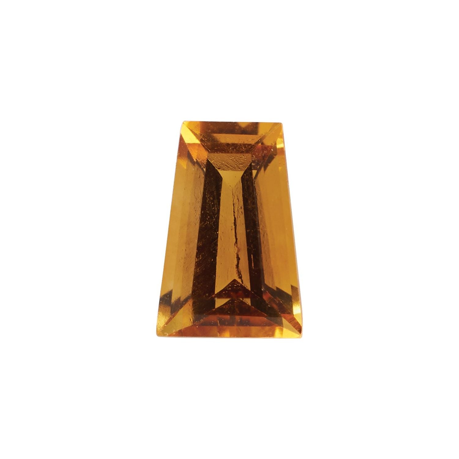 4x3 mm Tapered Baguette Natural Orange Citrine – Step-Cut – AA Quality — Sapphire Row