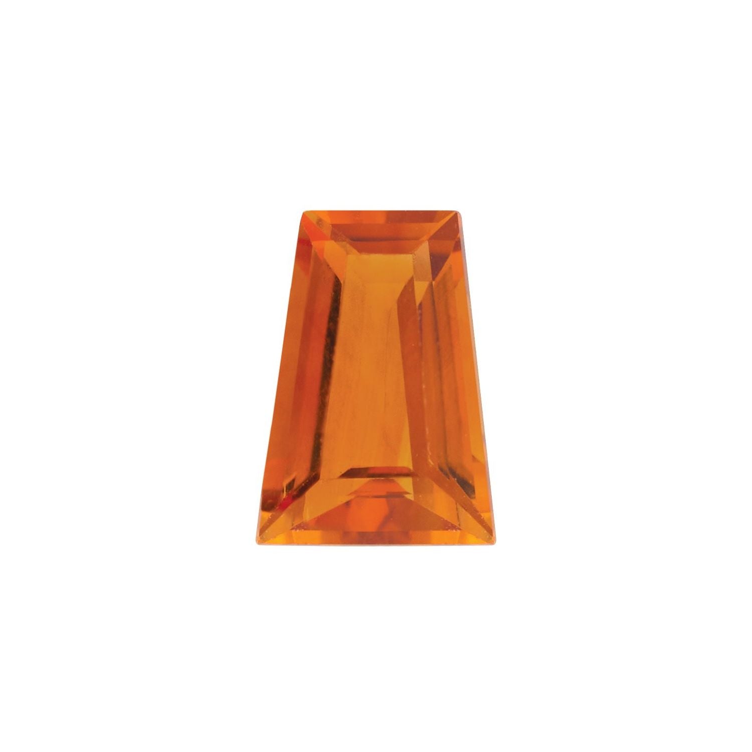 4x3 mm Tapered Baguette Natural Orange Citrine – Step-Cut – AAA Quality — Sapphire Row