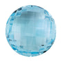 12 mm Round Natural Sky Blue Topaz – Double-Sided Checkerboard-Cut – AA Quality — Sapphire Row