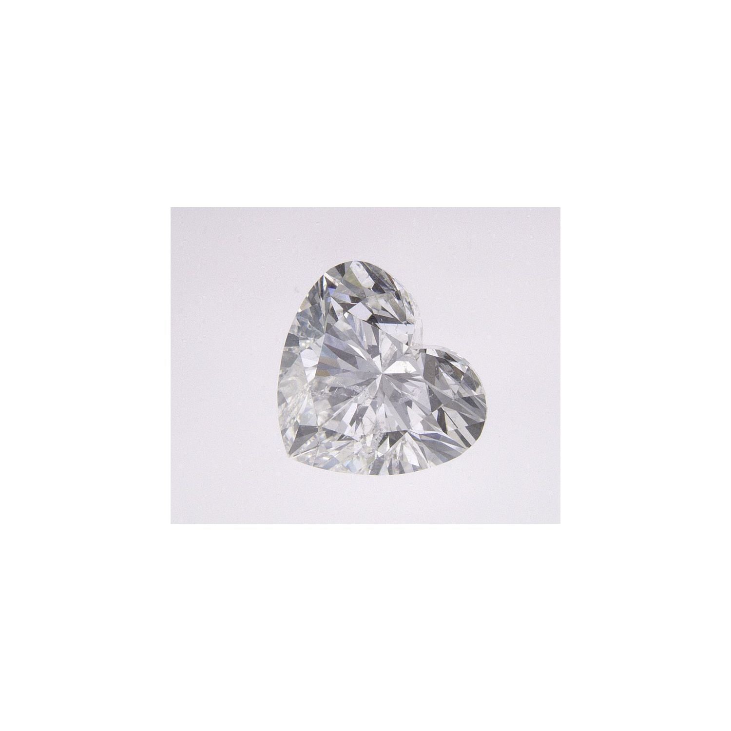 1.53 ct Heart Natural Diamond – E SI3 – Faceted Cut – EGL USA Certified — Sapphire Row