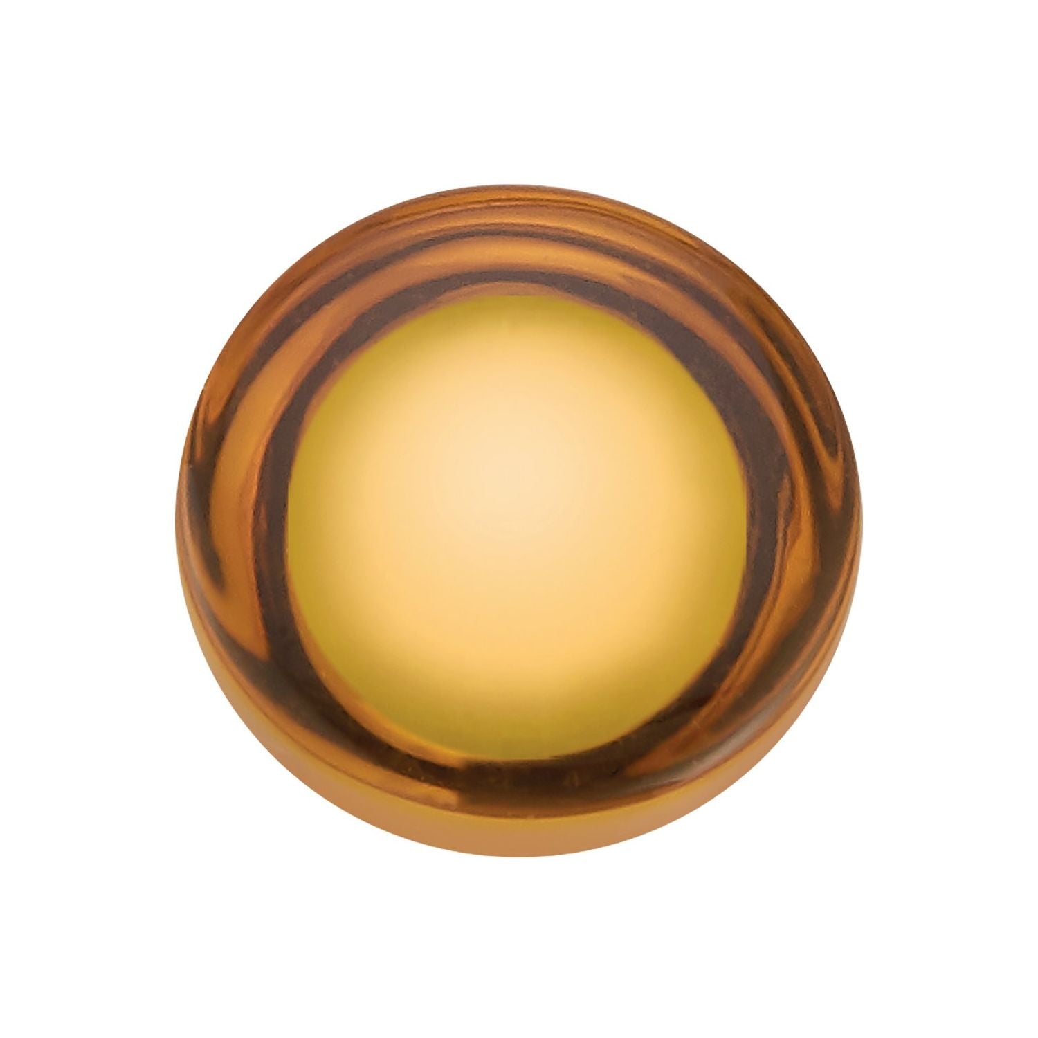 10 mm Round Natural Orange Citrine – Cabochon Cut – AA Quality — Sapphire Row