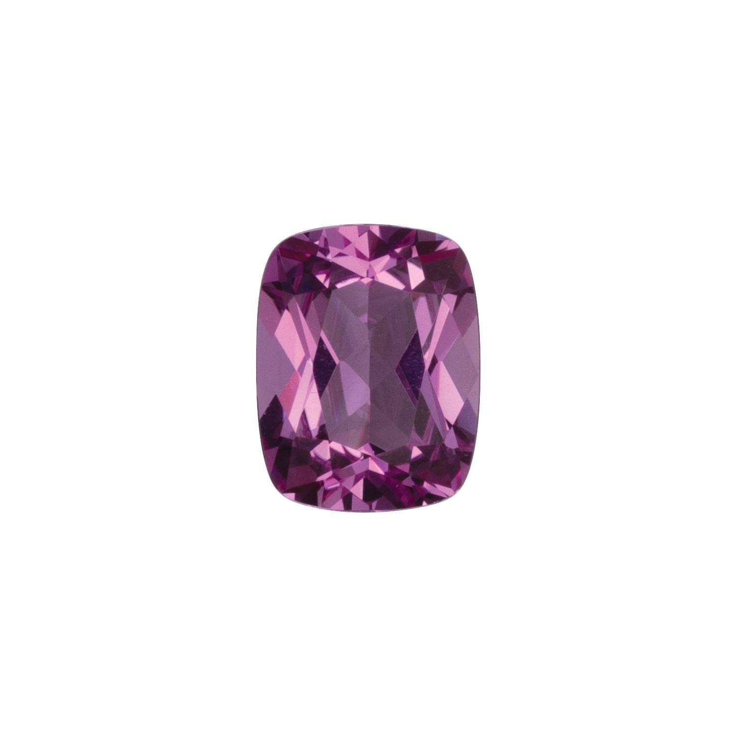 8x6 mm Antique Cushion Lab-Grown Pink Sapphire – Faceted Cut – Eye-Clean Quality — Sapphire Row