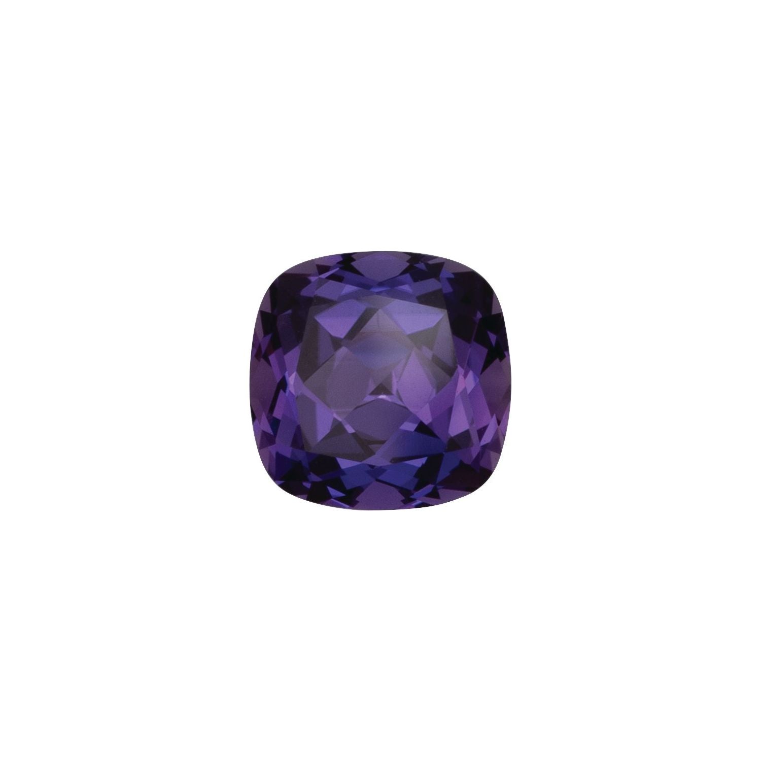 4 mm Cushion Lab-Grown Purple Sapphire – Faceted Cut – Eye-Clean Quality — Sapphire Row