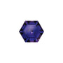 8 mm Hexagon Lab-Grown Purple Sapphire – Step-Cut – Eye-Clean Quality — Sapphire Row