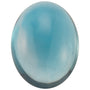 10x8 mm Oval Natural London Blue Topaz – Cabochon Cut – AA Quality — Sapphire Row