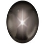 Lot of 10 – 5x3 mm Oval Natural Black Star Sapphire – Cabochon Cut – AA Quality — Sapphire Row
