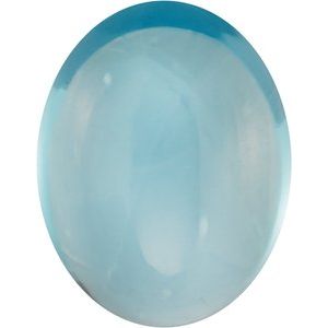 Lot of 10 – 5x3 mm Oval Natural Swiss Blue Topaz – Cabochon Cut – AA Quality — Sapphire Row