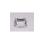 0.97 ct Emerald Lab-Grown Diamond – E VVS2 – Step-cut – IGI Certified — Sapphire Row