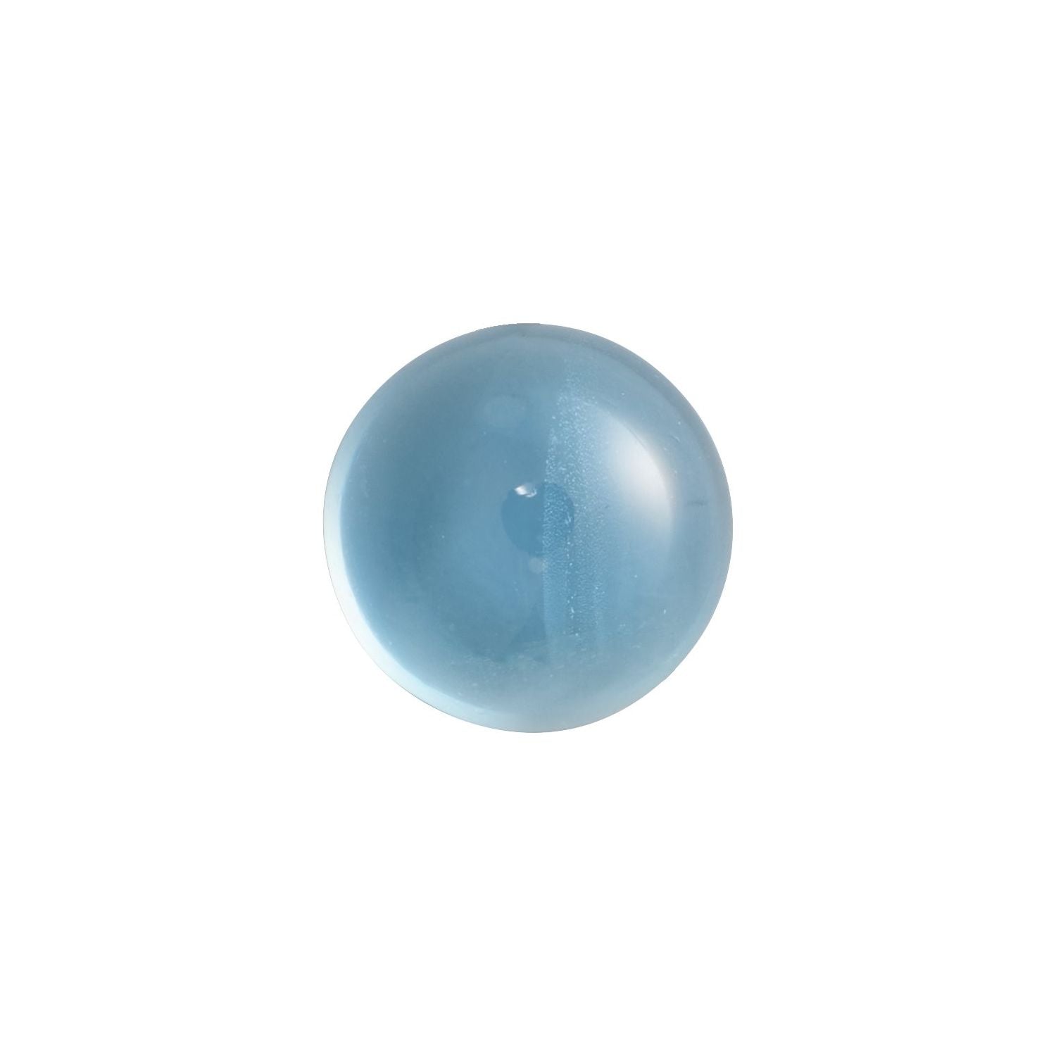 4 mm Round Natural Blue Aquamarine – Cabochon Cut – AA Quality — Sapphire Row